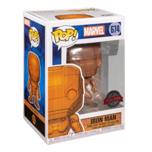 Pop! Marvel: Iron Man Wood Deco (Special Edition) - Image 2