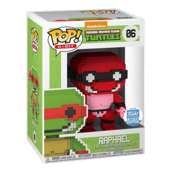 Pop! TMNT: Raphael 8-Bit Neon (Funko Shop Limited Edition) - Image 2