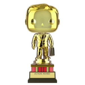 Pop!The Office: Chrome Dundie Award (Amazon Exclusive)