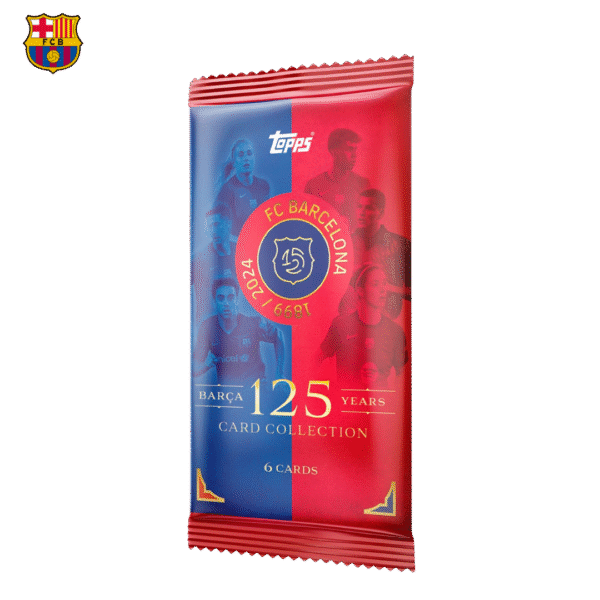 TOPPS FC Barcelona 125th Anniversary Single Hobby Pack