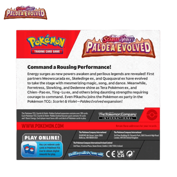 Pokemon TCG: Scarlet & Violet 2 Paldea Evolved Booster Box - Image 2