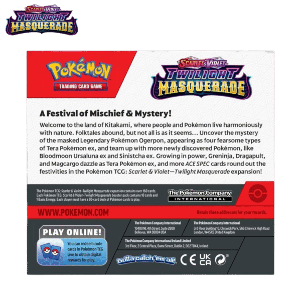 Pokemon TCG: Twilight Masquerade Booster Box - Image 2