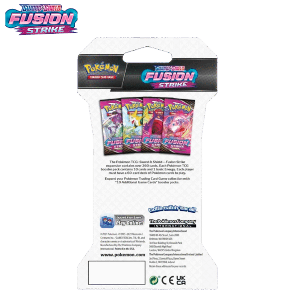 Pokemon TCG: Fusion Strike Single Sleeved Booster Pack - Image 2