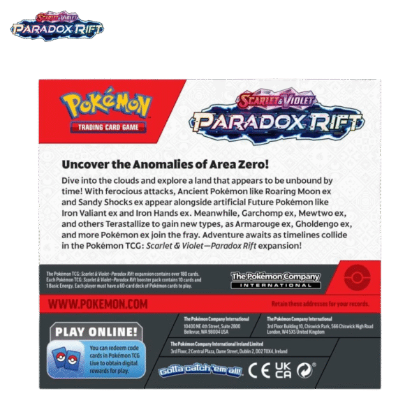 Pokemon TCG: Paradox Rift Booster Box - Image 2