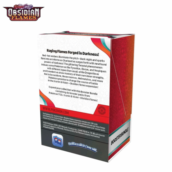 pokemon tgc: obsidian flames booster bundle