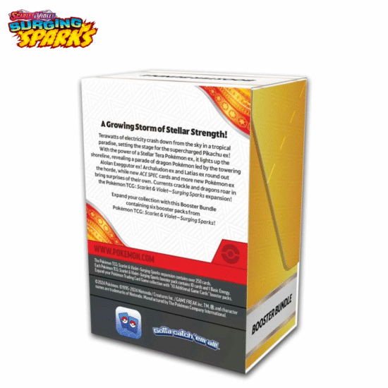 pokemon tgc: surging sparks booster bundle