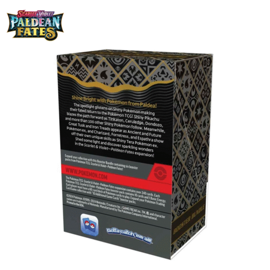 pokemon tgc: paldean fates booster bundle