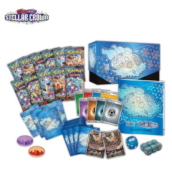 pokémon tcg: pokemon center stellar crown elite trainer box